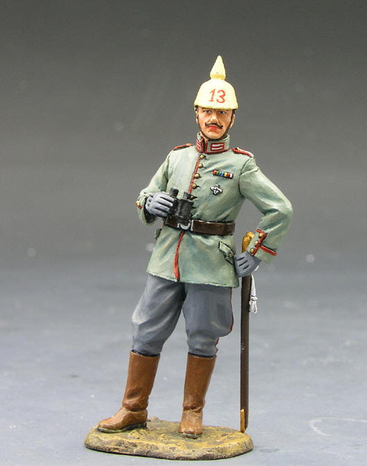 King & Country Soldiers AL041 WWI Officer With Pistol 1/30 Scale Collectible 